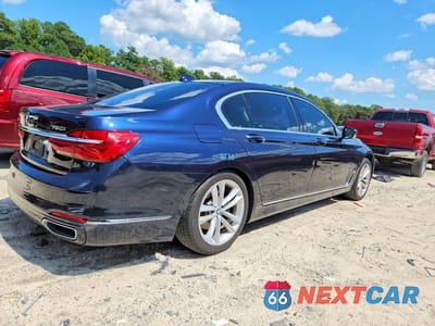 Trzecie zdjęcie samochodu z tyłu: 2017 BMW 750 XI VIN:WBA7F2C59HG422087 - miniatura