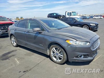 Czwarte zdjęcie samochodu z boku: 2015 FORD FUSION TITANIUM PHEV VIN:3FA6P0SU2FR161244 - miniatura