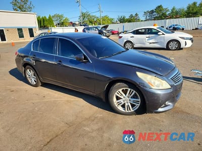 Czwarte zdjęcie samochodu z boku: 2010 INFINITI G37 SEDAN X VIN:JN1CV6AR1AM252416 - miniatura