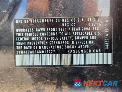 Zdjęcie 13 z 13 samochodu: 2016 VOLKSWAGEN GTI S/SE VIN:3VW4T7AU3GM015227 - miniatura