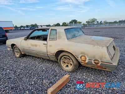Drugie zdjęcie samochodu z przodu: 1986 CHEVROLET MONTE CARLO VIN:1G1GZ37G4GR159885 - miniatura