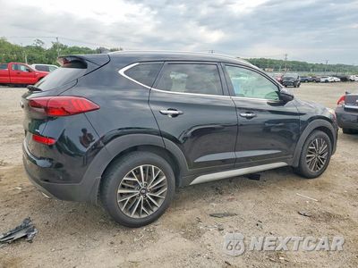 Trzecie zdjęcie samochodu z tyłu: 2020 HYUNDAI TUCSON LIMITED VIN:KM8J3CAL4LU240988 - miniatura