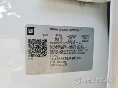 Zdjęcie 12 z 12 samochodu: 2018 CHEVROLET MALIBU LS VIN:1G1ZB5ST9JF205197 - miniatura