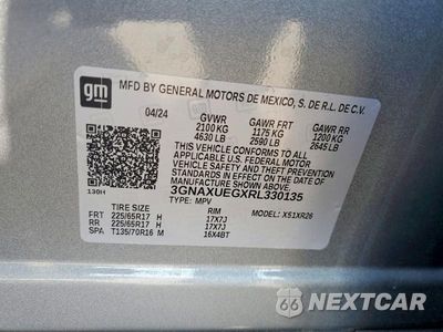 Zdjęcie 13 z 13 samochodu: 2024 CHEVROLET EQUINOX LT VIN:3GNAXUEGXRL330135 - miniatura