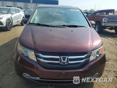 Piąte zdjęcie samochodu w środku: 2015 HONDA ODYSSEY TOURING VIN:5FNRL5H97FB005754 - miniatura