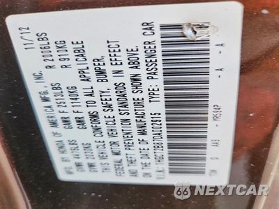 Zdjęcie 13 z 13 samochodu: 2013 HONDA ACCORD EXL VIN:1HGCT2B87DA002915 - miniatura