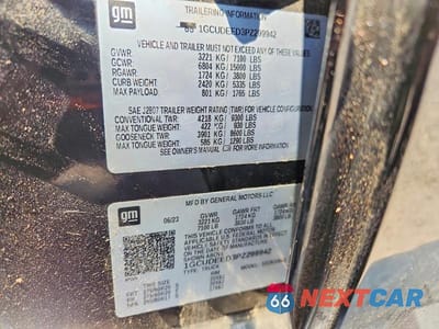 Zdjęcie 12 z 12 samochodu: 2023 CHEVROLET 1500 SILVE VIN:1GCUDEED3PZ299942 - miniatura