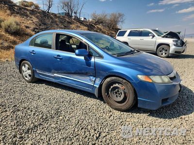 Czwarte zdjęcie samochodu z boku: 2009 HONDA CIVIC LX VIN:1HGFA16509L001971 - miniatura