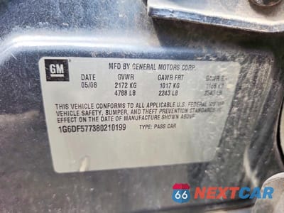 Zdjęcie 12 z 12 samochodu: 2008 CADILLAC CTS VIN:1G6DF577380210199 - miniatura