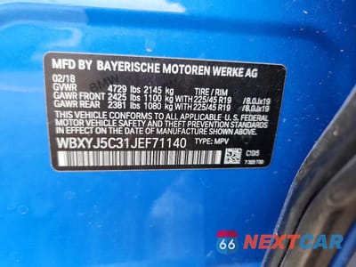 Zdjęcie 13 z 13 samochodu: 2018 BMW X2 XDRIVE28I VIN:WBXYJ5C31JEF71140 - miniatura