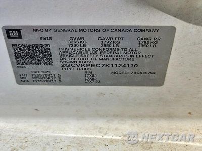 Zdjęcie 13 z 13 samochodu: 2019 CHEVROLET SILVERADO LD K1500 LT VIN:2GCVKPEC7K1124110 - miniatura