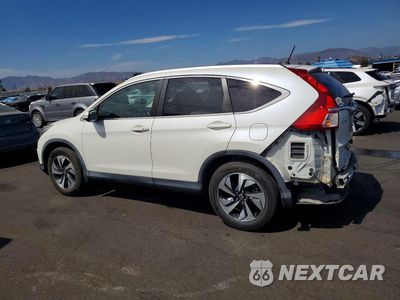 Drugie zdjęcie samochodu z przodu: 2016 HONDA CR-V TOURING VIN:5J6RM4H95GL093364 - miniatura