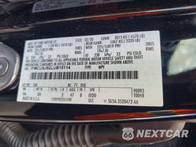 Zdjęcie 13 z 13 samochodu: 2020 FORD ESCAPE TITANIUM VIN:1FMCU9J92LUB15114 - miniatura