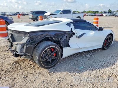Trzecie zdjęcie samochodu z tyłu: 2022 CHEVROLET CORVETTE STINGRAY 2LT VIN:1G1YB2D46N5122323 - miniatura