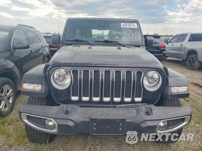 Piąte zdjęcie samochodu w środku: 2021 JEEP WRANGLER UNLIMITED SAHARA VIN:1C4HJXEG4MW751216 - miniatura