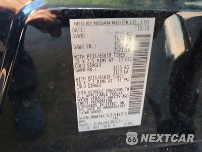 Zdjęcie 14 z 14 samochodu: 2019 INFINITI QX60 PURE VIN:5N1DL0MM7KC525673 - miniatura