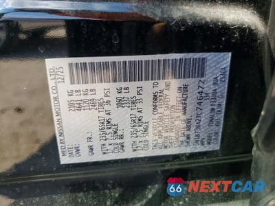 Zdjęcie 14 z 14 samochodu: 2026 NISSAN ROGUE SV VIN:5N1BT3BA2TC746472 - miniatura