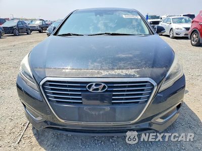 Piąte zdjęcie samochodu w środku: 2016 HYUNDAI SONATA HYBRID LIMITED VIN:KMHE34L11GA033534 - miniatura
