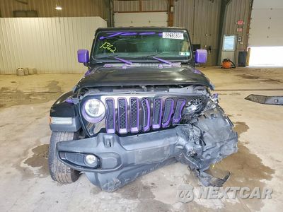 Piąte zdjęcie samochodu w środku: 2021 JEEP WRANGLER UNLIMITED SAHARA VIN:1C4HJXEN0MW671362 - miniatura