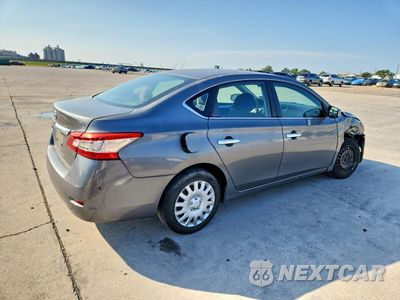Trzecie zdjęcie samochodu z tyłu: 2015 NISSAN SENTRA S VIN:3N1AB7AP8FY250638 - miniatura