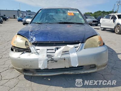 Piąte zdjęcie samochodu w środku: 2002 HONDA CIVIC EX VIN:1HGES25712L002165 - miniatura