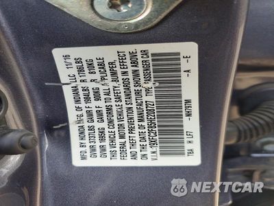 Zdjęcie 12 z 12 samochodu: 2017 HONDA CIVIC EX VIN:19XFC2F85HE208727 - miniatura