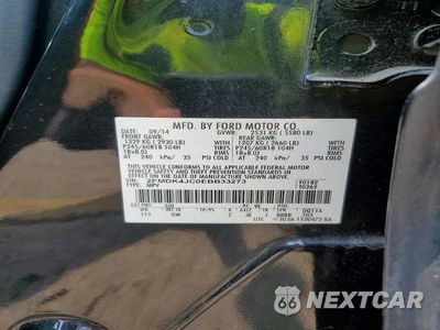 Zdjęcie 13 z 13 samochodu: 2014 FORD EDGE SEL VIN:2FMDK4JC0EBB33273 - miniatura