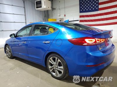 Drugie zdjęcie samochodu z przodu: 2017 HYUNDAI ELANTRA LIMITED VIN:KMHD84LF6HU284171 - miniatura