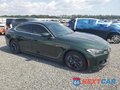 Czwarte zdjęcie samochodu z boku: 2024 BMW I4 EDRIVE 35 VIN:WBY43AW04RFT35325 - miniatura