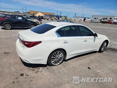 Trzecie zdjęcie samochodu z tyłu: 2018 INFINITI Q50 3.0T LUXE VIN:JN1EV7AR9JM434329 - miniatura