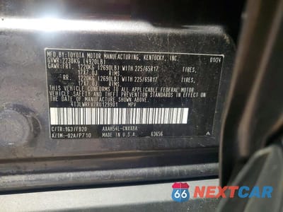 Zdjęcie 13 z 13 samochodu: 2024 TOYOTA RAV4 LE VIN:4T3LWRFV7RU129901 - miniatura