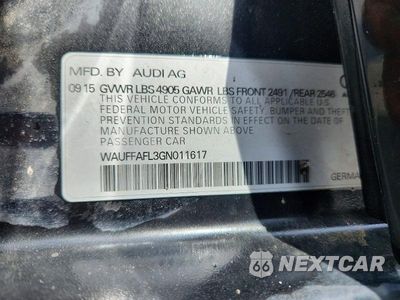 Zdjęcie 13 z 13 samochodu: 2016 AUDI A4 PREMIUM PLUS S-LINE VIN:WAUFFAFL3GN011617 - miniatura