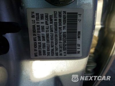 Zdjęcie 12 z 12 samochodu: 2014 HONDA CIVIC LX VIN:19XFB2F54EE248916 - miniatura