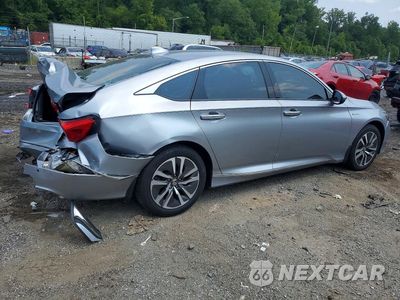 Trzecie zdjęcie samochodu z tyłu: 2018 HONDA ACCORD TOURING HYBRID VIN:1HGCV3F90JA016086 - miniatura