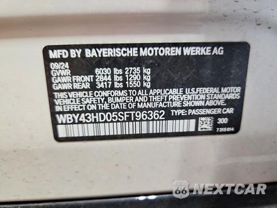 Zdjęcie 13 z 13 samochodu: 2025 BMW I4 XDRIVE 40 VIN:WBY43HD05SFT96362 - miniatura