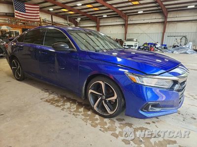 Czwarte zdjęcie samochodu z boku: 2021 HONDA ACCORD SPORT VIN:1HGCV2F30MA004501 - miniatura
