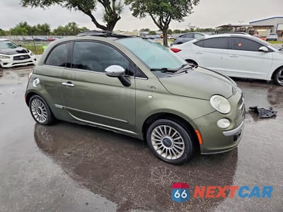 Czwarte zdjęcie samochodu z boku: 2013 FIAT 500 LOUNGE VIN:3C3CFFCR2DT593866 - miniatura