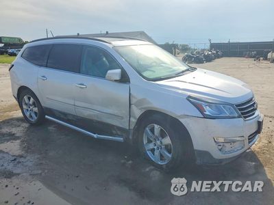 Czwarte zdjęcie samochodu z boku: 2016 CHEVROLET TRAVERSE LTZ VIN:1GNKRJKD9GJ237103 - miniatura