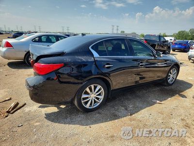Trzecie zdjęcie samochodu z tyłu: 2015 INFINITI Q50 PREMIUM VIN:JN1BV7AR6FM392714 - miniatura