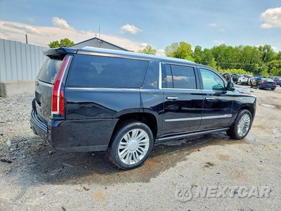 Trzecie zdjęcie samochodu z tyłu: 2018 CADILLAC ESCALADE ESV PLATINUM VIN:1GYS4KKJ2JR277982 - miniatura