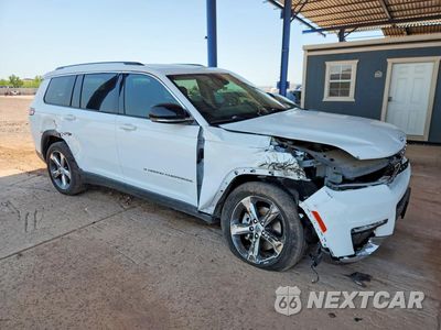 Czwarte zdjęcie samochodu z boku: 2021 JEEP GRAND CHEROKEE L LIMITED VIN:1C4RJJBG8M8175639 - miniatura