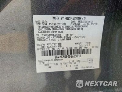 Zdjęcie 12 z 12 samochodu: 2016 FORD FLEX LIMITED VIN:2FMHK6D80GBA03033 - miniatura