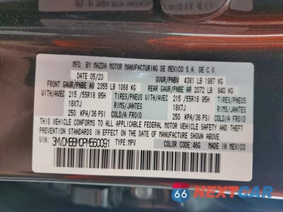 Zdjęcie 13 z 13 samochodu: 2023 MAZDA CX-30 SELECT VIN:3MVDMBBM0PM560091 - miniatura