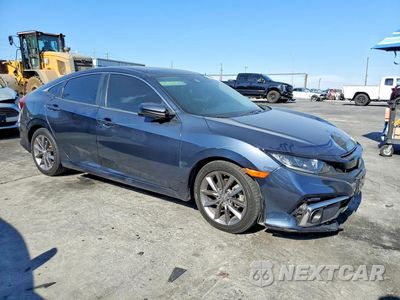 Czwarte zdjęcie samochodu z boku: 2020 HONDA CIVIC EX VIN:19XFC1F34LE202702 - miniatura