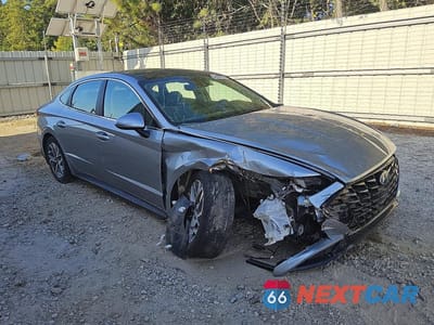 Czwarte zdjęcie samochodu z boku: 2021 HYUNDAI SONATA SEL VIN:5NPEF4JA3MH090207 - miniatura