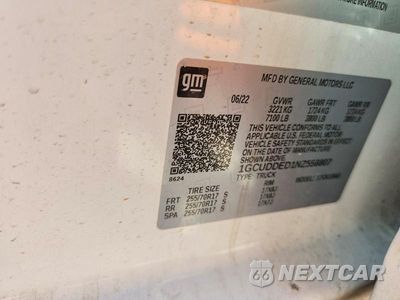 Zdjęcie 12 z 12 samochodu: 2022 CHEVROLET SILVERADO K1500 LT VIN:1GCUDDED1NZ558807 - miniatura