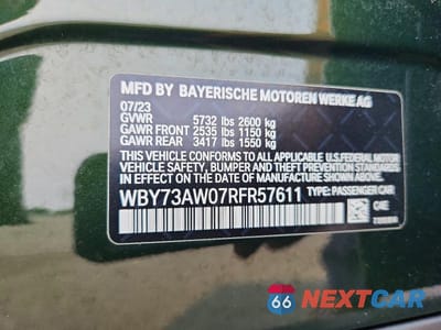 Zdjęcie 12 z 12 samochodu: 2024 BMW I4 EDRIVE 40 VIN:WBY73AW07RFR57611 - miniatura