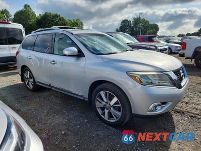 Czwarte zdjęcie samochodu z boku: 2014 NISSAN PATHFINDER S VIN:5N1AR2MM3EC735771 - miniatura