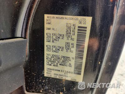 Zdjęcie 12 z 12 samochodu: 2010 NISSAN TITAN XE VIN:1N6BA0CH4AN325680 - miniatura