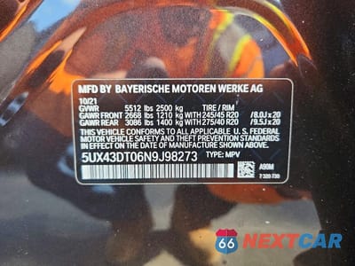 Zdjęcie 14 z 14 samochodu: 2022 BMW X4 M40I VIN:5UX43DT06N9J98273 - miniatura
